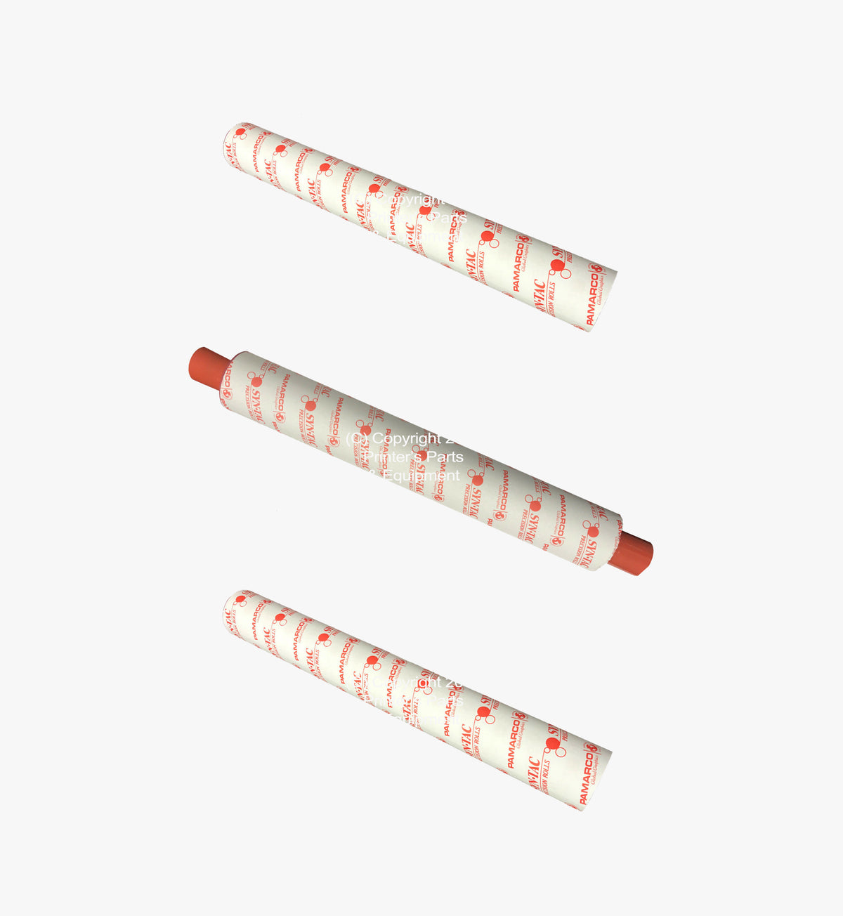 Crestline Roller Set of 3 for Ryobi 3302 Itek 3985 5 Roll Water Unit CL33K5_Printers_Parts_&_Equipment_USA