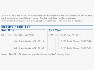 Lassco Wizer 1" Capacity Corner Cutter CR-177_Printers_Parts_&_Equipment_USA