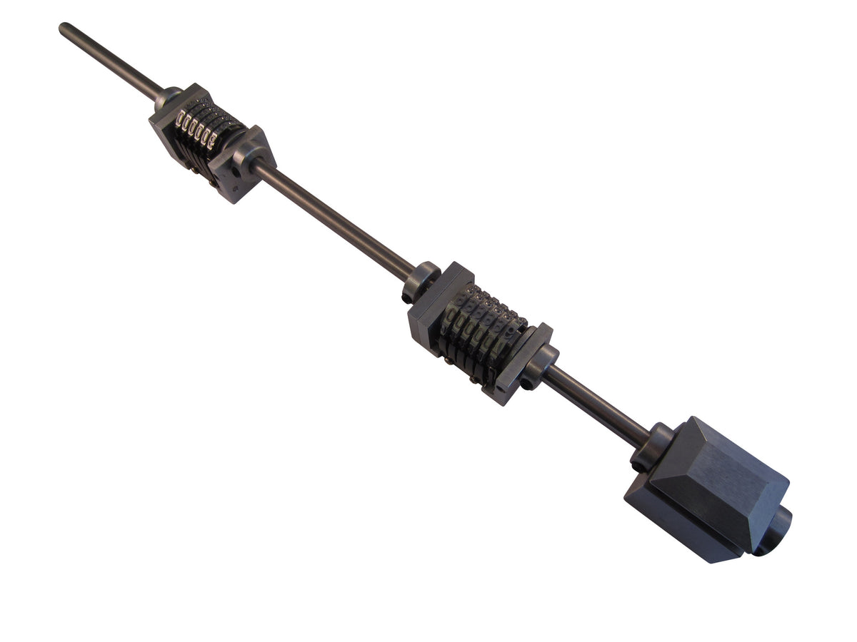 Center Driven Numbering Machine 6 Digit Backward with Plunger and Shaft_Printers_Parts_&_Equipment_USA