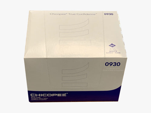 CHICOPEE Shop Rags White 12