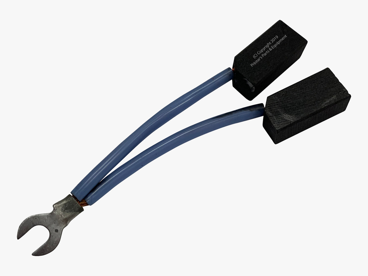 Main Drive Motor Carbon Brush for Heidelberg 10x12x25mm with 2 Wire 00.780.3928