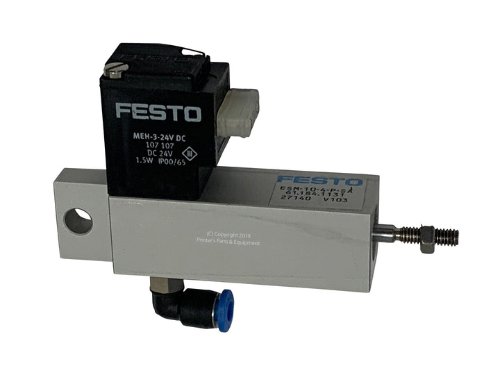 Cylinder Valve 24VDC 2W for Heidelberg Festo HE-11380A / HE-61-184-1131_Printers_Parts_&_Equipment_USA