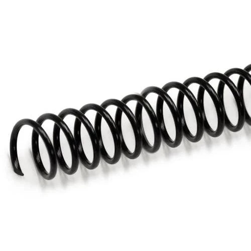 Plastic Spiral Coil Binding Supplies 12" Black 8mm (5/16") 45 Sheets_Printers_Parts_&_Equipment_USA