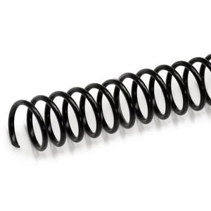 Plastic Spiral Coil Binding Supplies 12" Black 10mm (3/8") 68 Sheets_Printers_Parts_&_Equipment_USA
