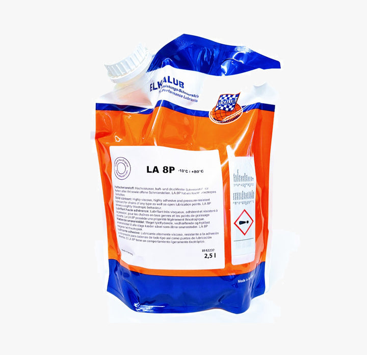 Elkalub Chain and Adhesive Lubricant LA 8P 2.5L Bag_Printers_Parts_&_Equipment_USA