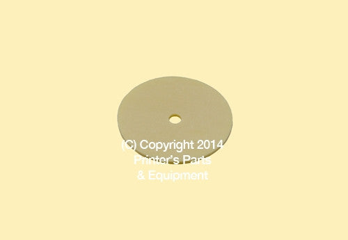 Flat Rubber Disc 1 1/16 x 1/8 x 1mm – 27 x 3.2 x 1mm Qty 50