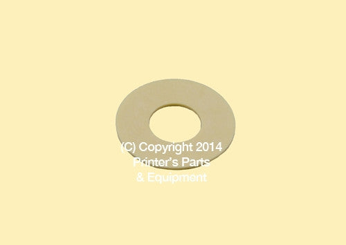 Flat Rubber Disc 1 3/16 x 1/2 x 1mm – 30.2 x 12.7 x 1mm