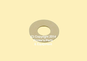 Flat Rubber Disc 1 3/16 x 1/2 x 1mm – 30.2 x 12.7 x 1mm_Printers_Parts_&_Equipment_USA