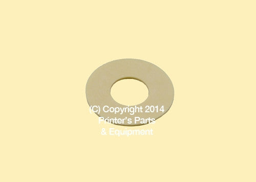 Flat Rubber Disc 1 3/16 x 1/2 x 1mm – 30.2 x 12.7 x 1mm_Printers_Parts_&_Equipment_USA
