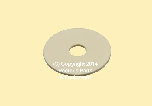 Flat Rubber Disc 1 3/4 x 1/2 x 1/16 – 44.5 x 12.7 x 1.6mm Qty 50
