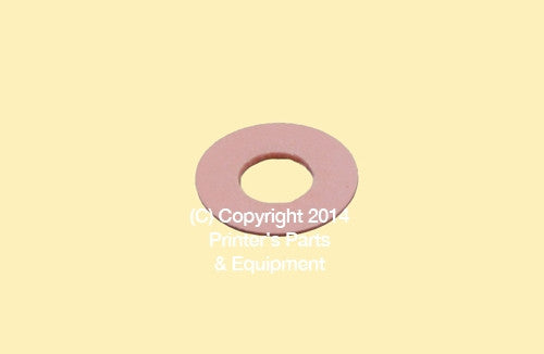 Flat Rubber Disc For Miller 1 3/16 x 9/16 x 1 mm Qty 50_Printers_Parts_&_Equipment_USA