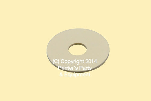 Flat Rubber Disc 7/8 x 1/4 x 1/16 – 22.2 x 6.4 x 1.6mm_Printers_Parts_&_Equipment_USA