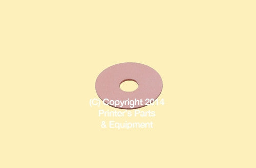 Flat Rubber Disc 7/8 x 1/4 x 1/32 – 22.2 x 6.4 x 0.8mm x50