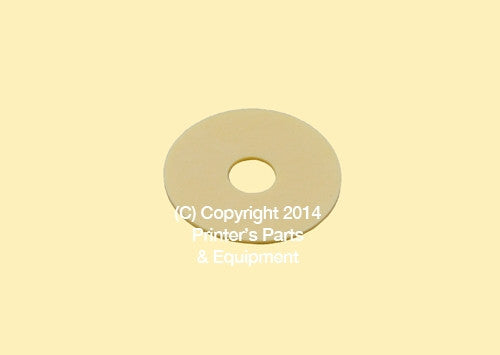 Flat Rubber Disc 7/8 x 1/4 x 1mm – 22.2 x 6.4 x 1mm x50_Printers_Parts_&_Equipment_USA