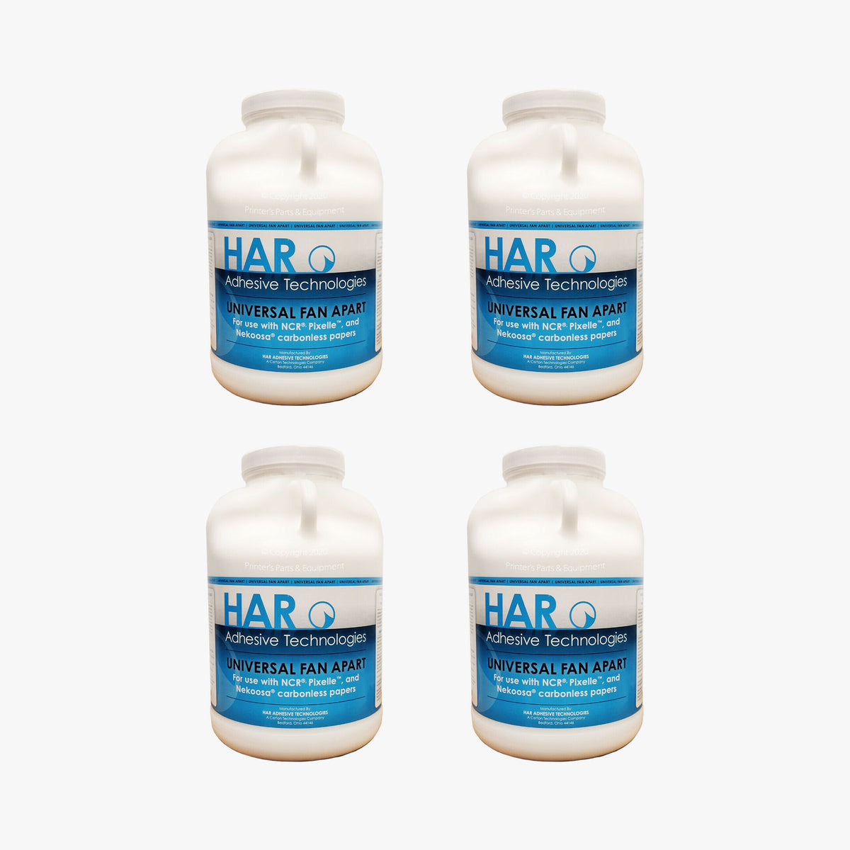 HAR Universal Fan Apart NCR Glue For Carbonless Papers 4 Gallons / Case