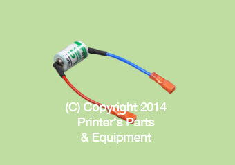 Battrey Lith. Thion 3.6V, 2.4 Ah For Heidelberg 00.760.6656_Printers_Parts_&_Equipment_USA