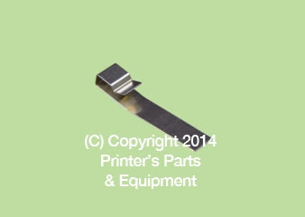 Plate Spring for Heidelberg QM 6mm Clip Open A1.022.019_Printers_Parts_&_Equipment_USA