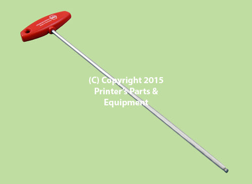 Wrench T Handle Ball End Screw Driver 540/SW 5mm x 350 KU 00.580.4368_Printers_Parts_&_Equipment_USA