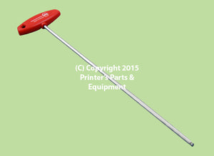 Wrench T Handle Ball End Screw Driver 540/SW 5mm x 350 KU 00.580.4368_Printers_Parts_&_Equipment_USA