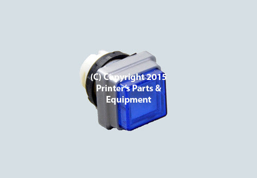 Blue Push Button for Heidelberg HE-11435_Printers_Parts_&_Equipment_USA
