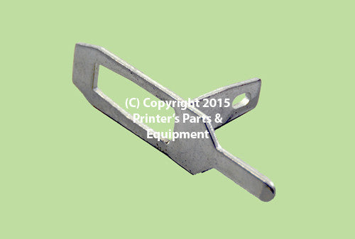 Front Sheet Stop with Lower Finger Only for Heidelberg KORD64 38.015.0715F_Printers_Parts_&_Equipment_USA