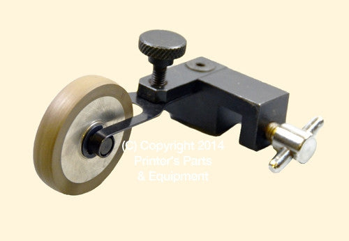 Rubber Roller Assembly Short #10 Right 83.010.014.R_Printers_Parts_&_Equipment_USA