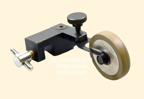 Rubber Roller Assembly Short #10 Left 83.010.014.RL_Printers_Parts_&_Equipment_USA