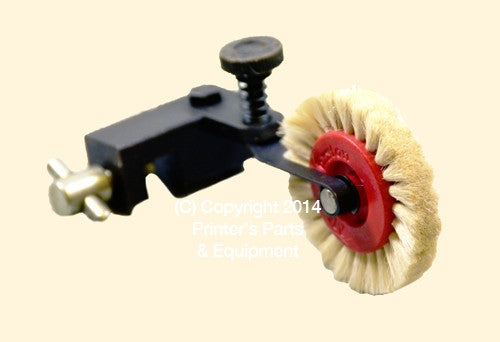 Brush Roller Assembly Short White for Paper #11 Left 83.010.014.SL_Printers_Parts_&_Equipment_USA