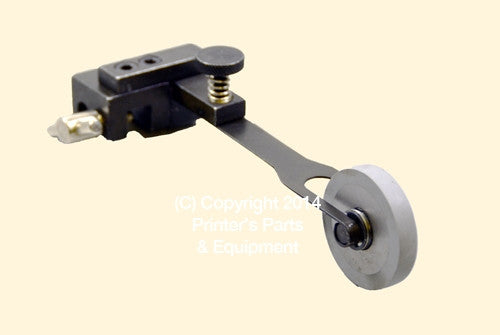 Rubber Roller Assembly Long #17 Left Side 83.010.015RAL_Printers_Parts_&_Equipment_USA