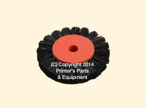 Feeder Brush Wheel 60mm x 8mm pin Hard_Printers_Parts_&_Equipment_USA