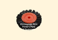 Feeder Brush Wheel 60mm x 6mm pin Hard_Printers_Parts_&_Equipment_USA