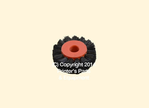 Feeder Brush Wheel 35mm x 8mm pin Hard