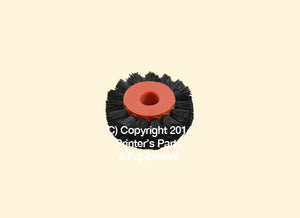 Feeder Brush Wheel 35mm x 8mm pin Hard_Printers_Parts_&_Equipment_USA