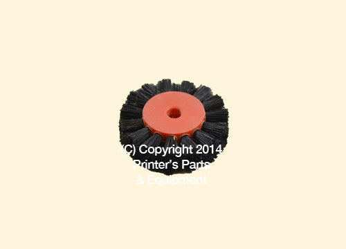 Feeder Brush Wheel 35mm x 5mm pin Hard