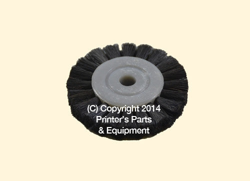 Feeder Brush Wheel 60mm x 8mm pin Medium_Printers_Parts_&_Equipment_USA