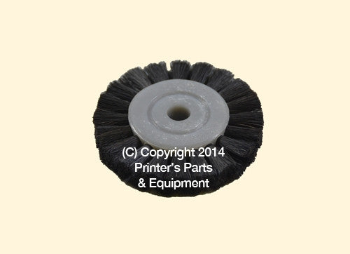 Feeder Brush Wheel 60mm x 8mm pin Medium_Printers_Parts_&_Equipment_USA