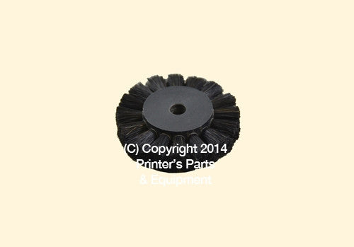 Feeder Brush Wheel 45mm x 6mm pin_Printers_Parts_&_Equipment_USA