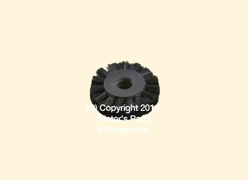 Feeder Brush Wheel 35mm x 6mm pin