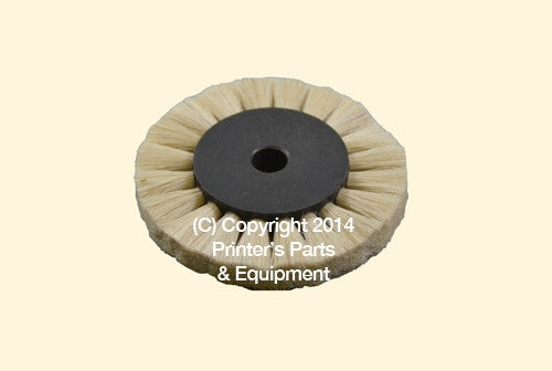 Feeder Brush Wheel 60mm x 8mm pin Soft_Printers_Parts_&_Equipment_USA
