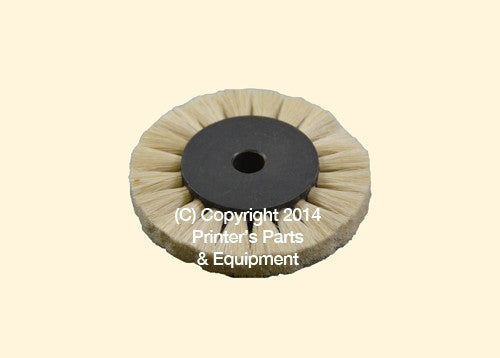 Feeder Brush Wheel 60mm x 6mm pin_Printers_Parts_&_Equipment_USA