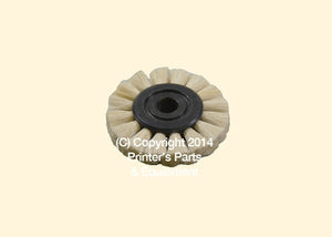 Feeder Brush Wheel 45mm x 6mm Soft_Printers_Parts_&_Equipment_USA