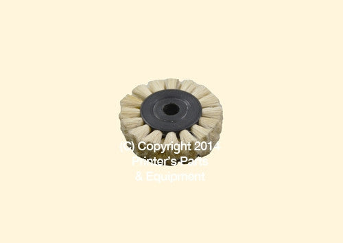 Feeder Brush Wheel 35mm x 8mm x 12mm Soft_Printers_Parts_&_Equipment_USA
