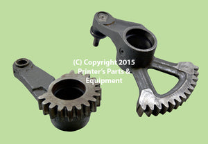 Segment Gear and Pivot Stud for KS & KSBA_Printers_Parts_&_Equipment_USA
