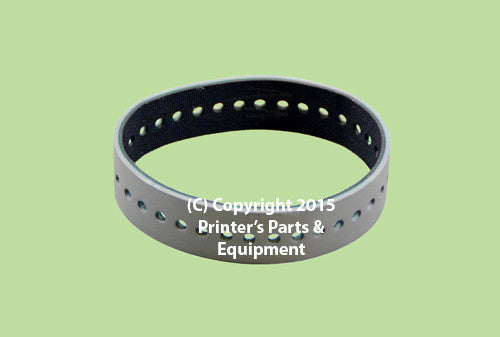 Slow Down Belt SM74 Grey FLAT M2.015.881F_Printers_Parts_&_Equipment_USA