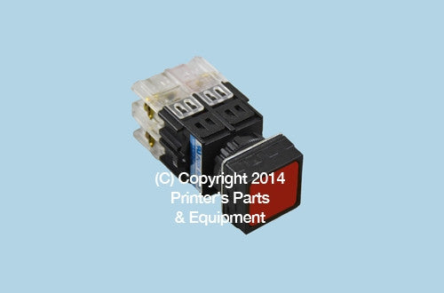 Push Button for Komori Red K-K0694