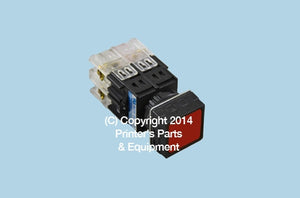 Push Button for Komori Red K-K0694_Printers_Parts_&_Equipment_USA