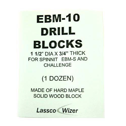 Drill Blocks for Challenge 1.5" x 3/4" Round QTY 12