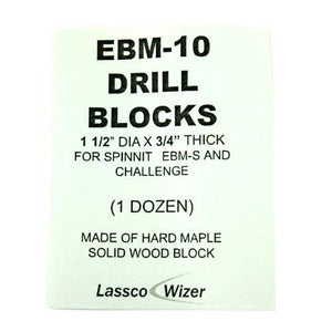 Drill Blocks for Challenge 1.5" x 3/4" Round QTY 12_Printers_Parts_&_Equipment_USA