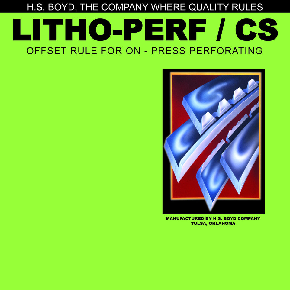 HS Boyd Litho-Perf / CS 10-Foot Roll Center Series Rules