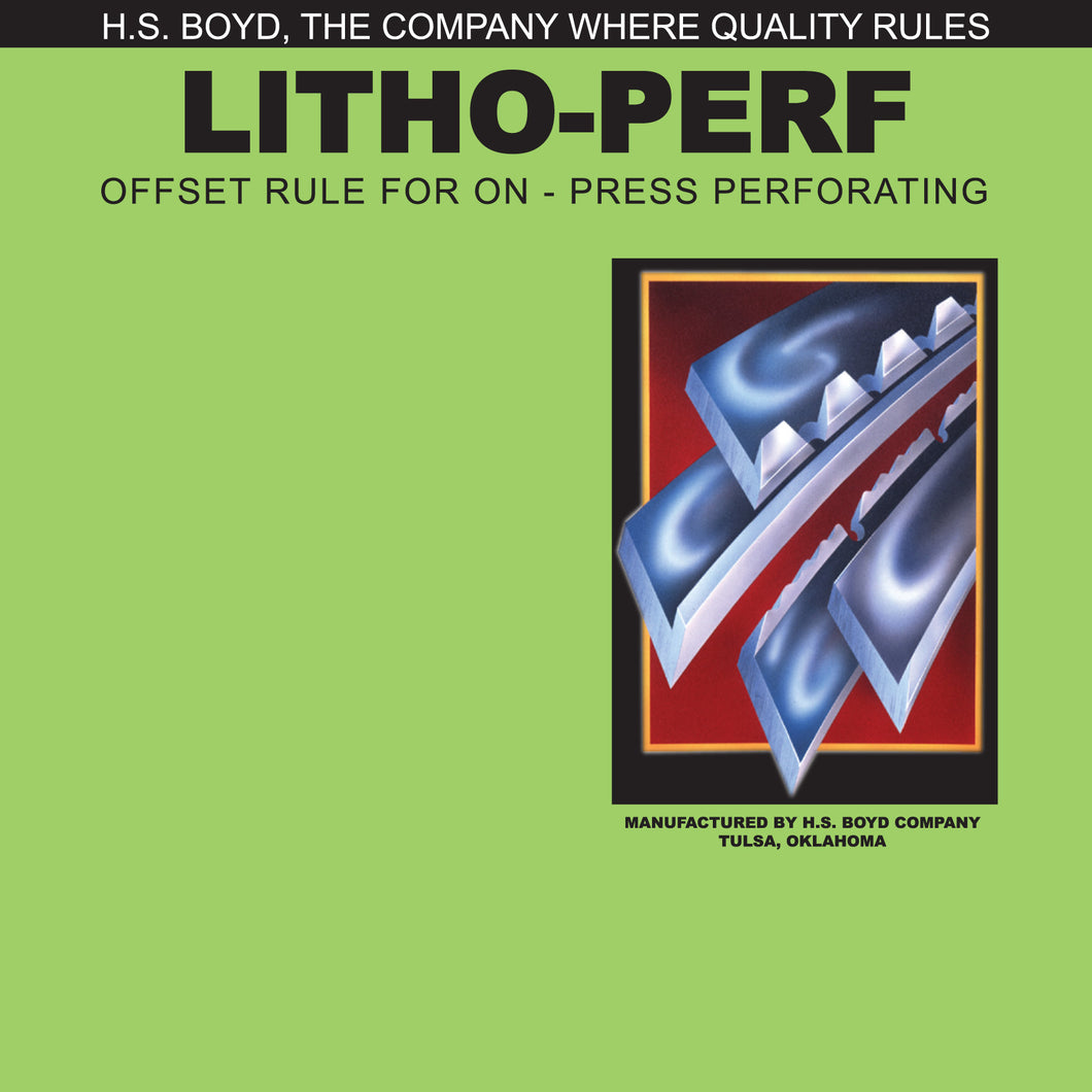 HS Boyd Litho-Perf 20-foot Roll Side Series Rules_Printers_Parts_&_Equipment_USA